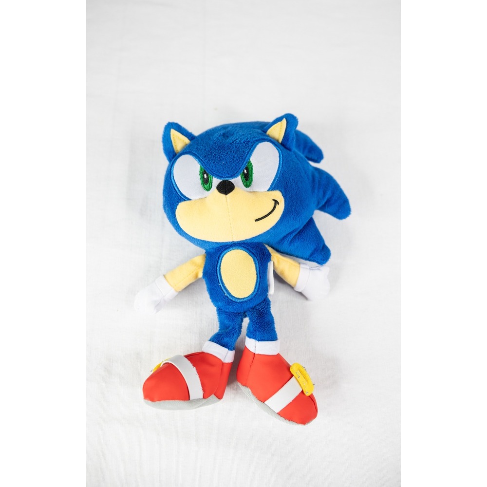 Sonic the Hedgehog Plush Toy‎ Unisex 9 in Blue Excellent Sega Video Game Plushie